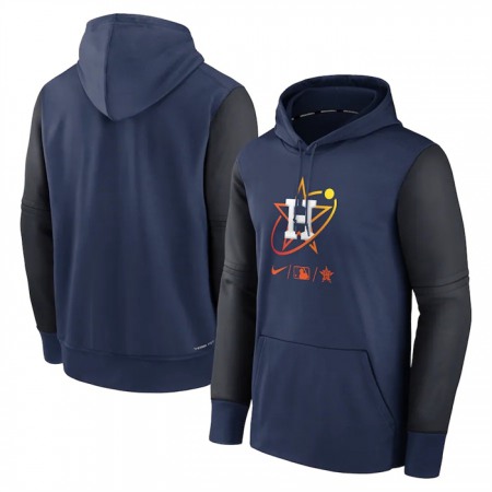 Men's Houston Astros Navy 2022 City Connect Therma Performance Pullover Hoodie