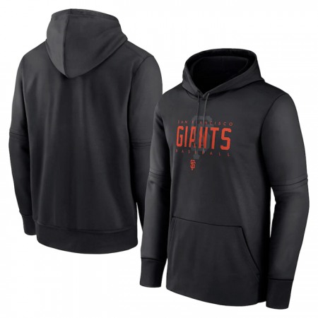 Men's San Francisco Giants Black Pregame Performance Pullover Hoodie