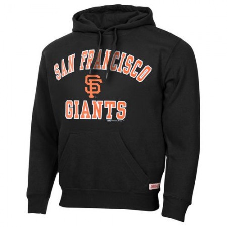 San Francisco Giants Fastball Fleece Pullover Black MLB Hoodie