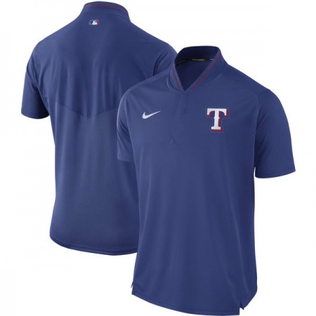 Men's Texas Rangers Royal Authentic Collection Elite Performance Polo