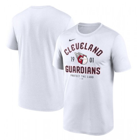Men's Cleveland Guardians White T-Shirt