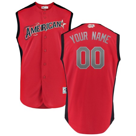 American League Red 2019 MLB All-Star Game Workout Custom Jersey
