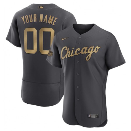 Men's Chicago White Sox ACTIVE Player Custom 2022 All-Star Charcoal Flex Base Stitched MLB Jersey