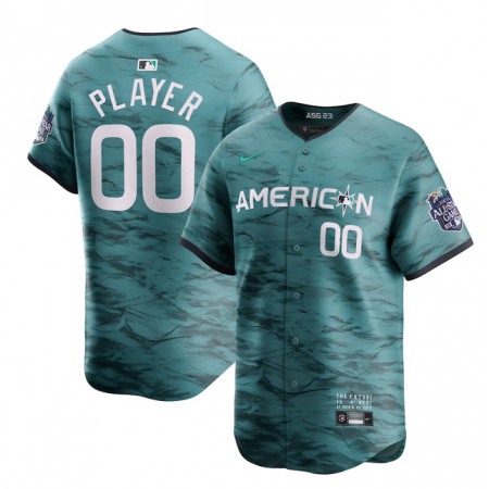 Men's Houston Astros ACTIVE Player Custom Teal 2023 All-star Cool Base Stitched Baseball Jersey