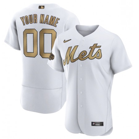Men's New York Mets ACTIVE Player Custom 2022 All-Star White Flex Base Stitched MLB Jersey