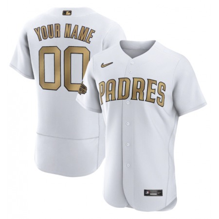 Men's San Diego Padres ACTIVE Player Custom 2022 All-Star White Flex Base Stitched MLB Jersey
