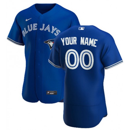 Men's Toronto Blue Jays Blue Customized Stitched MLB Jersey