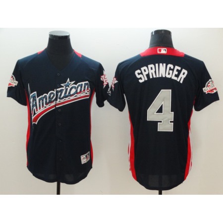 American League #4 George Springer Navy 2018 MLB All-Star Game Home Run Derby Jersey