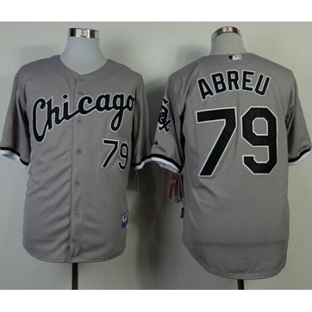 White Sox #79 Jose Abreu Grey Cool Base Stitched MLB Jerseys