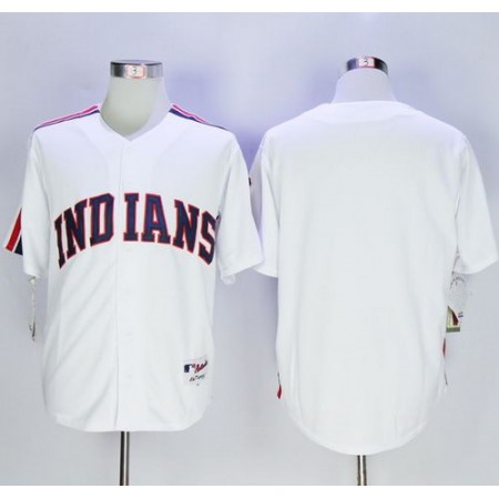 indians Blank White 1978 Turn Back The Clock Stitched MLB Jersey