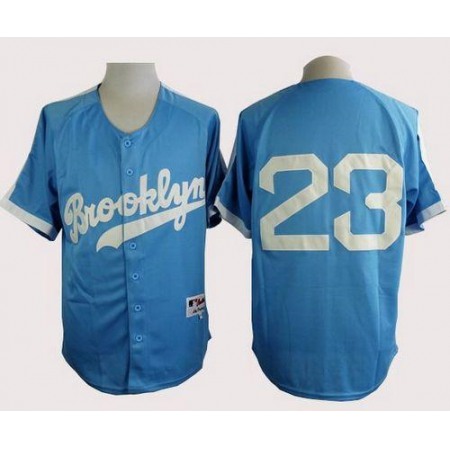 Dodgers #23 Adrian Gonzalez Light Blue Cooperstown Stitched MLB Jersey