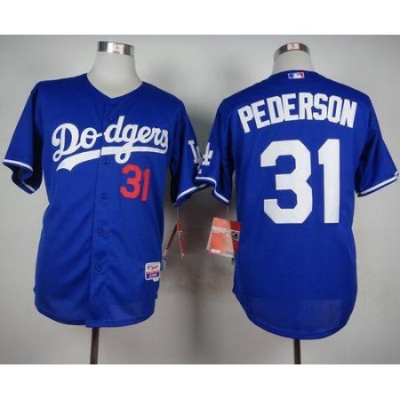Dodgers #31 Joc Pederson Blue Cool Base Stitched MLB Jersey