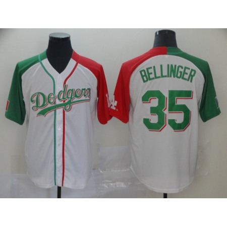 Men's Los Angeles Dodgers #35 Cody Bellinger Mexican Heritage Culture Night MLB Jersey