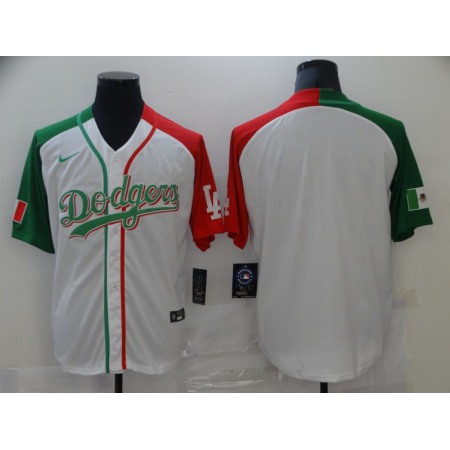 Men's Los Angeles Dodgers Blank Mexican Heritage Culture Night MLB Jersey