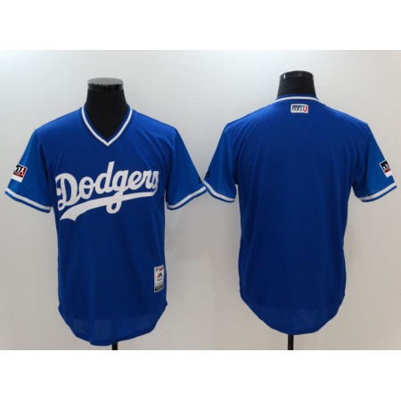 Men's Los Angeles Dodgers Majestic Royal/Light Blue 2018 Players' Weekend Team Stitched MLB Jersey
