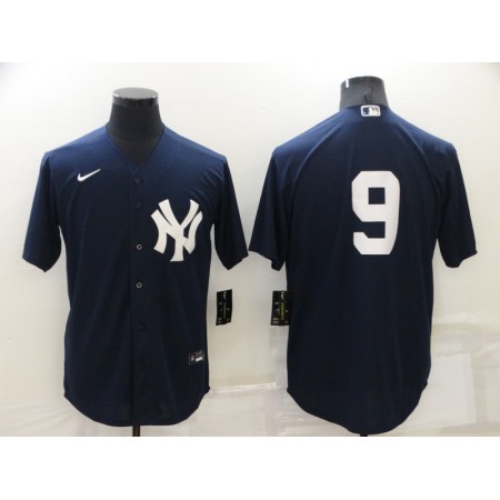 Men's New York Yankees #9 Roger Maris Navy Cool Base Stitched Jersey
