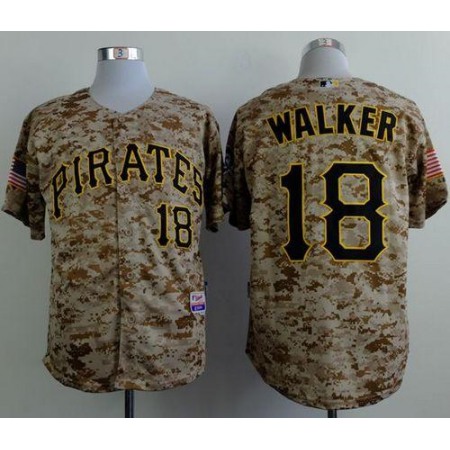 Pirates #18 Neil Walker Camo Alternate Cool Base Stitched MLB Jersey