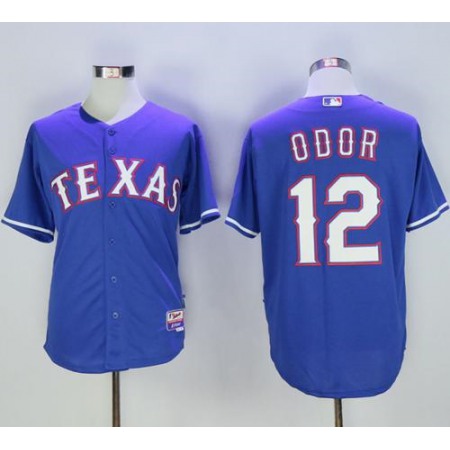 Rangers #12 Rougned Odor Blue Cool Base Stitched MLB Jersey