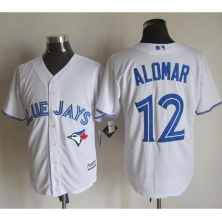 Blue Jays #12 Roberto Alomar White New Cool Base Stitched MLB Jersey