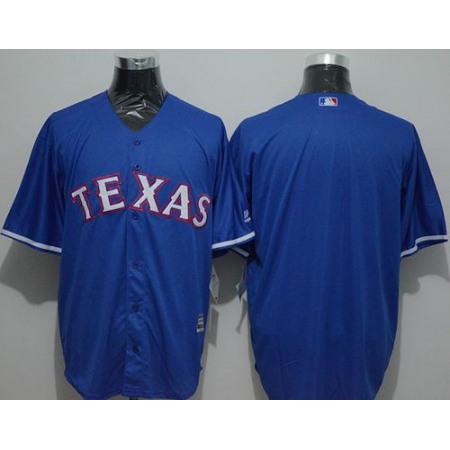 Rangers Blank Blue New Cool Base Stitched MLB Jersey