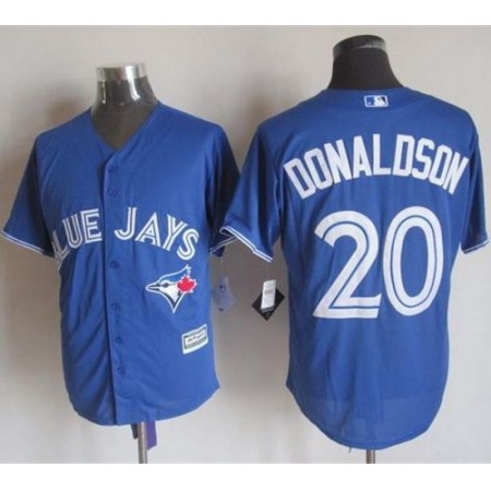 Blue Jays #20 Josh Donaldson Blue New Cool Base Stitched MLB Jersey
