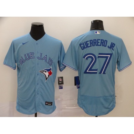 Men's Toronto Blue Jays #27 Vladimir Guerrero Jr. Royal Flex Base Stitched MLB Jersey