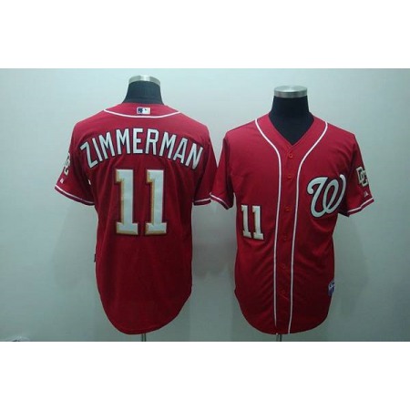 Nationals #11 Zimmerman Ryan Stitched MLB Jersey