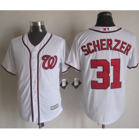 Nationals #34 Bryce Harper White New Cool Base Stitched MLB Jersey