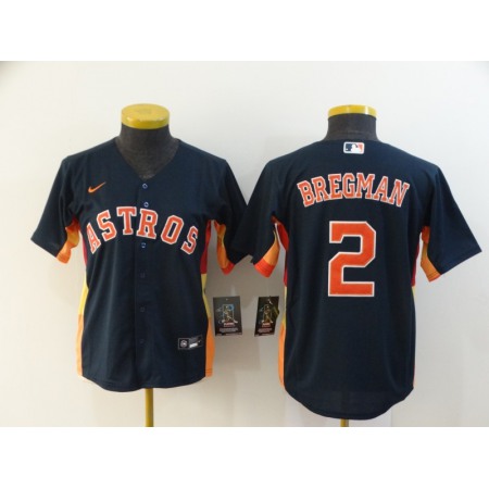 Women's Houston Astros #2 Alex Bregman 2020 Navy Cool Base Stitched MLB Jersey(Run Small)