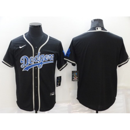 Women's Los Angeles Dodgers Blank Black Cool Base Stitched Baseball Jersey(Run Small)