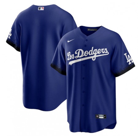Youth Los Angeles Dodgers Blank 2021 Royal City Connect Cool Base Stitched Baseball Jersey