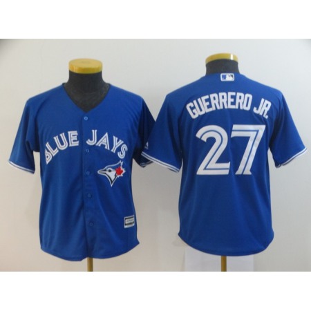 Youth Toronto Blue Jays #27 Vladimir Guerrero Jr. Cool Base Stitched Youth MLB Jersey