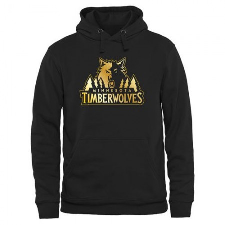 Minnesota Timberwolves Gold Collection Pullover Hoodie Black