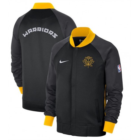 Men's Golden State Warriors Black 2022/23 City Edition Full-Zip Jacket