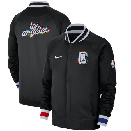 Men's Los Angeles Clippers Black 2022/23 City Edition Full-Zip Jacket