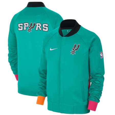 Men's San Antonio Spurs Turquoise/Pink 2022/23 City Edition Full-Zip Jacket