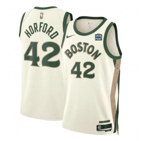 Men's Boston Celtics #42 Al Horford White 2023/24 City Edition Stitched Basketball Jersey