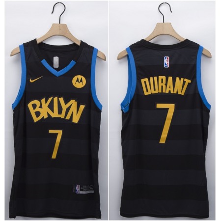 Men's Brooklyn Nets #7 Kevin Durant Black Fashion Edition Stitched NBA Jersey