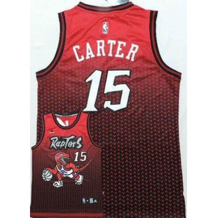 Raptors #15 Vince Carter Red Resonate Fashion Stitched NBA Jersey