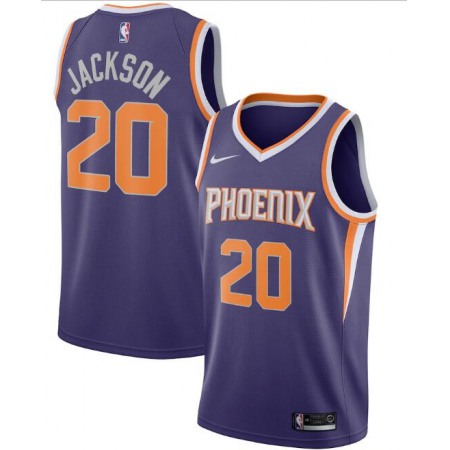 Men's Phoenix Suns #20 Josh Jackson Purple Icon Edition Stitched Jersey