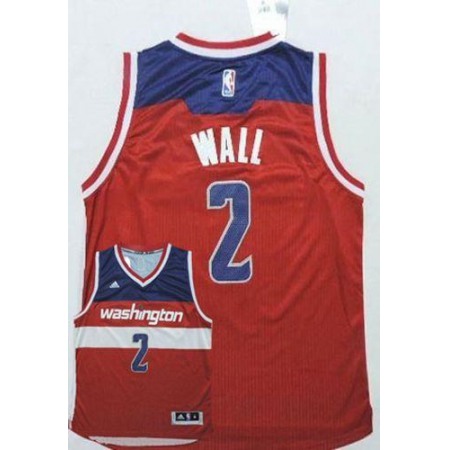 Wizards #2 John Wall New Red Road Stitched NBA Jersey