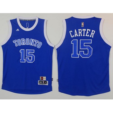 Raptors #15 Vince Carter Light Blue Throwback Stitched NBA Jersey