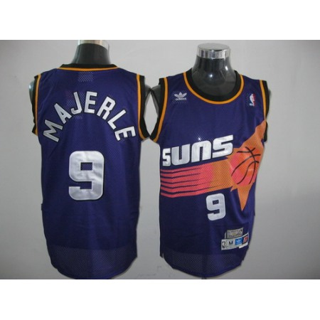 Suns #9 Dan Majerle Throwback Purple Stitched NBA Jersey