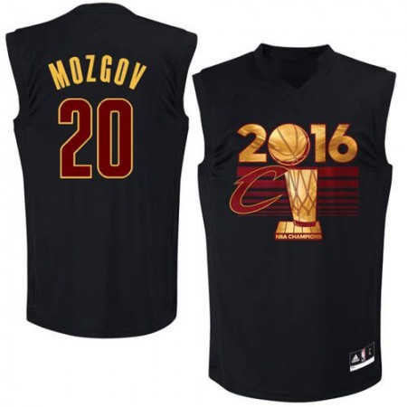 Cavaliers #20 Timofey Mozgov Black 2016 NBA Finals Champions Stitched NBA Jersey