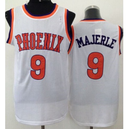 Suns #9 Dan Majerle White New Throwback Stitched NBA Jersey