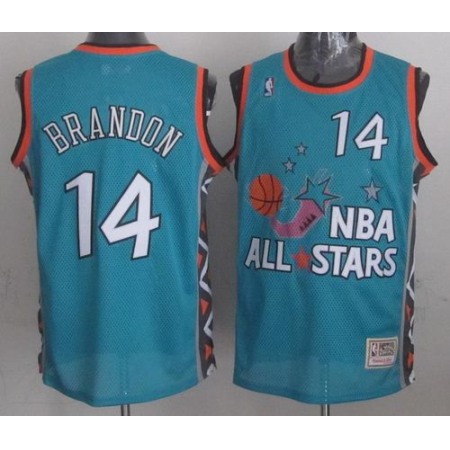 Mitchell And Ness Cavaliers #14 Terrell Brandon Light Blue 1996 All Star Stitched NBA Jersey