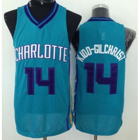 Revolution 30 Hornets #14 Michael Kidd-Gilchrist Light Blue Stitched NBA Jersey