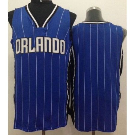 Revolution 30 Magic Blank Blue Stitched NBA Jersey