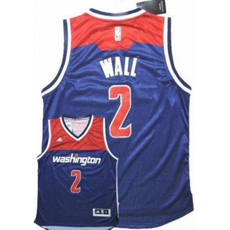 Wizards #2 John Wall Navy Blue Alternate Stitched NBA Jersey