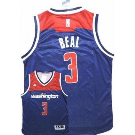 Wizards #3 Bradley Beal Navy Blue Alternate Stitched NBA Jersey